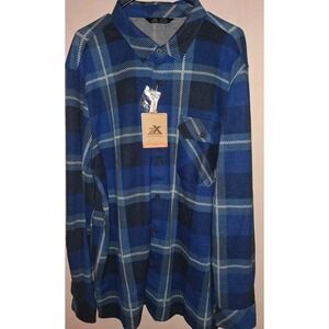 Men's ZeroXposur Knit Flannel Button-Down Shirt Size XXL